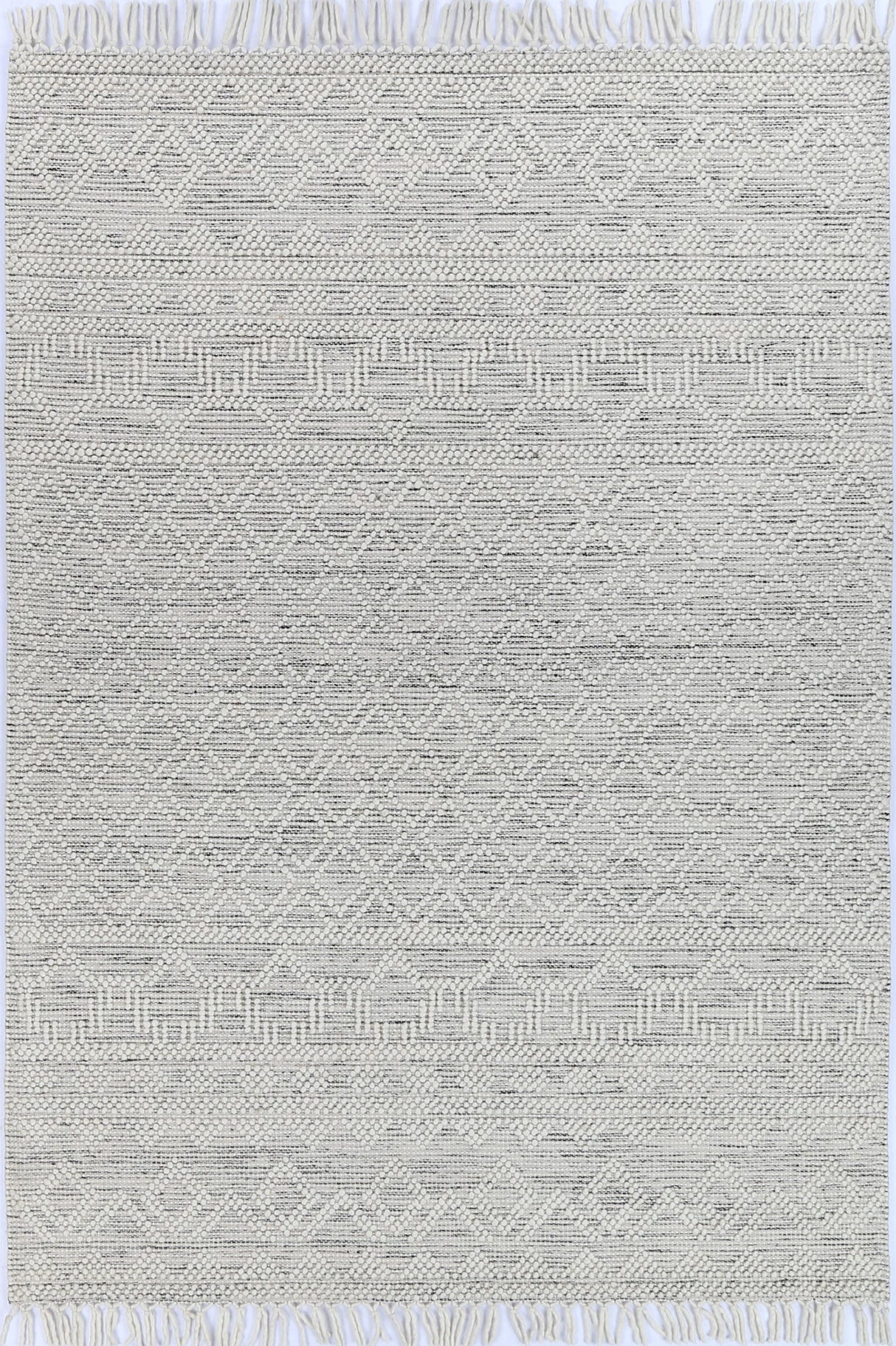 Perla Handwoven Wool Perl-07 Black/White (Dc)