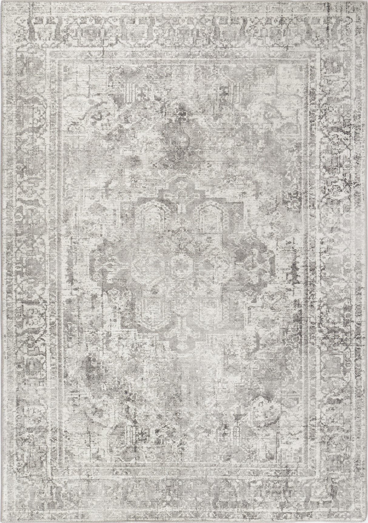 Vintage Crown Chilaz Grey Distressed Vintage Rug