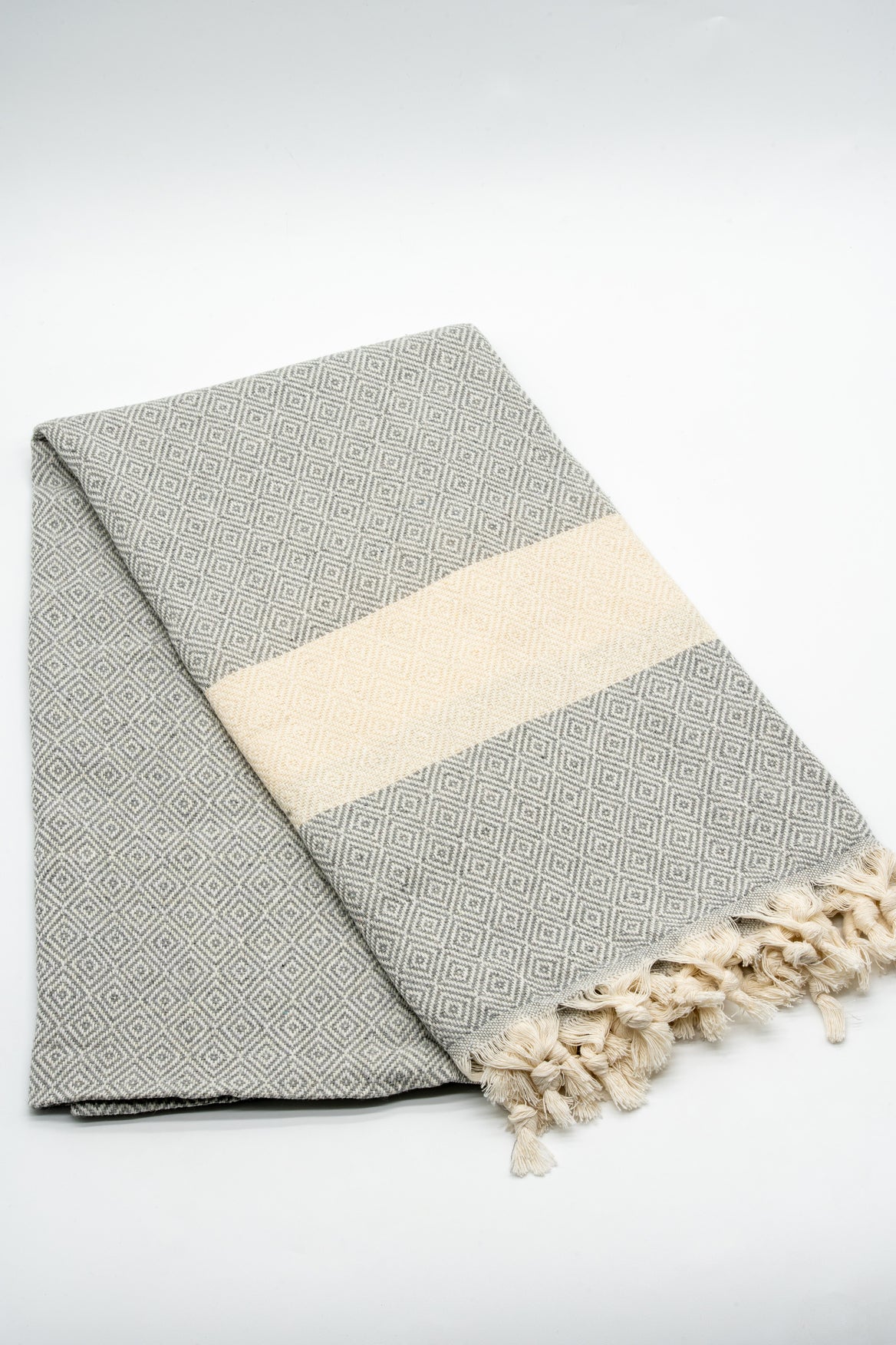 Turkish Cotton Towel - Grey