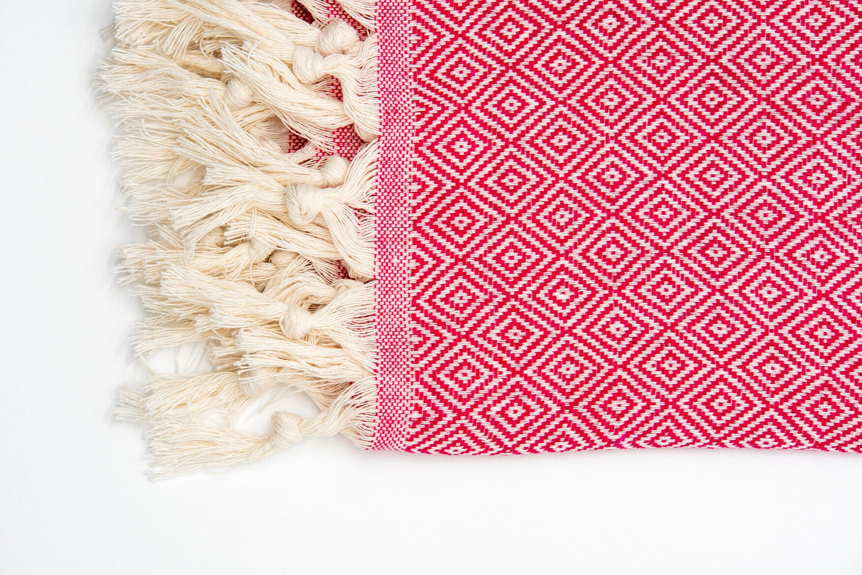 Turkish Cotton Towel - Pink