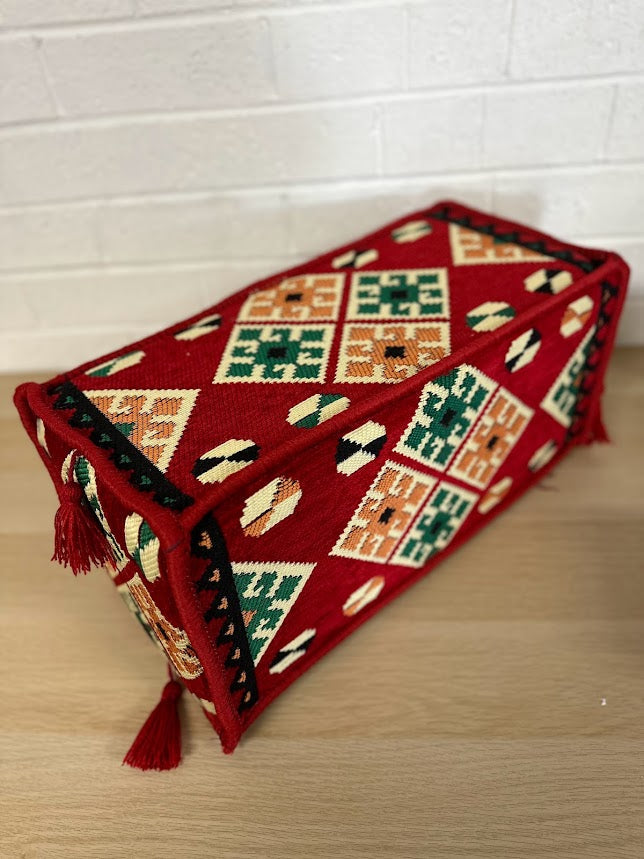 Armrest Cushion Red Square