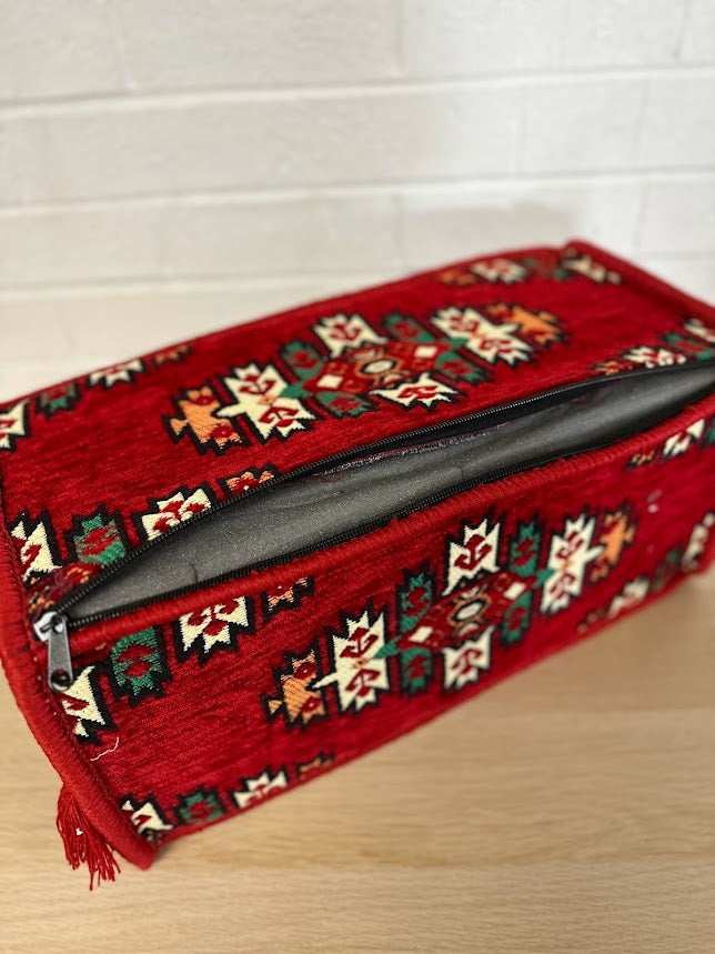 Armrest Red Oriental