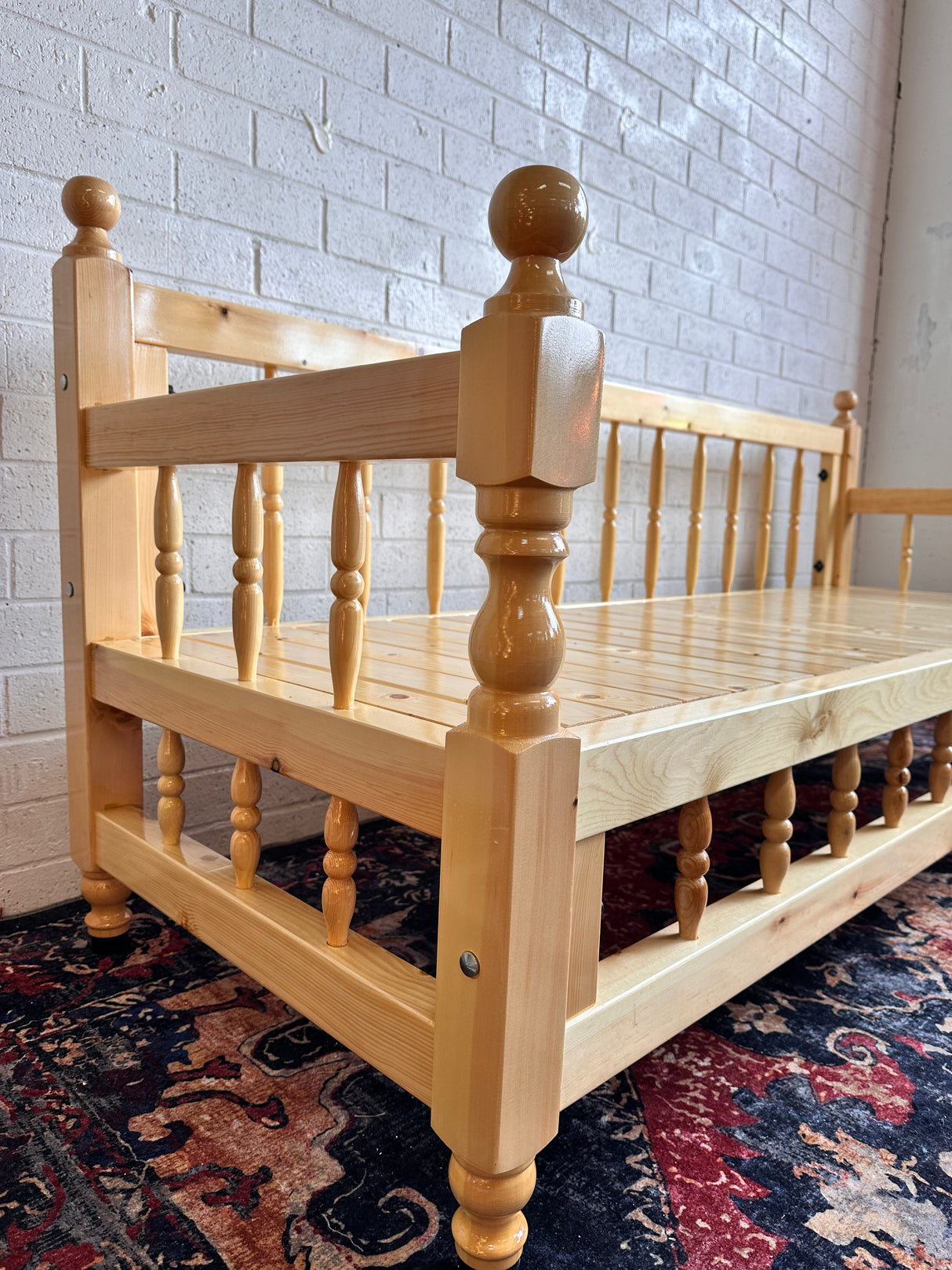 3-Seater Light Colour Wood Sedir