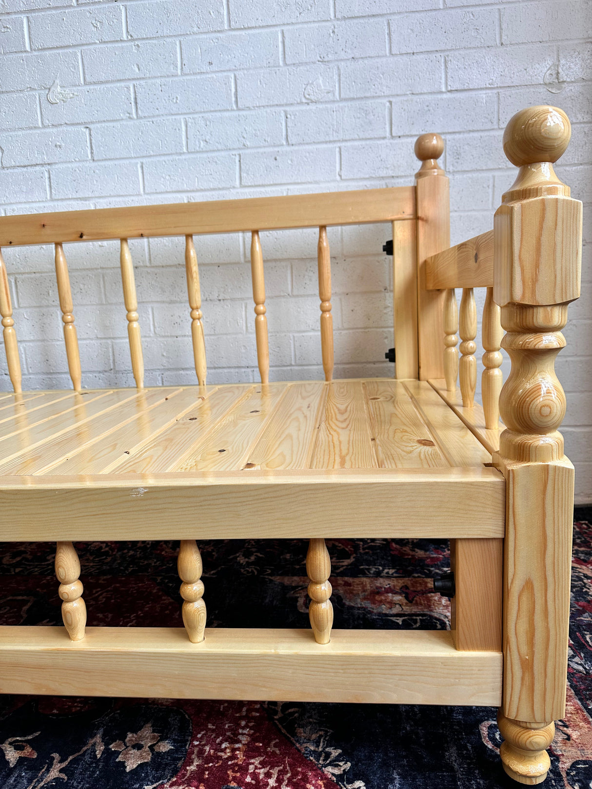 3-Seater Light Colour Wood Sedir