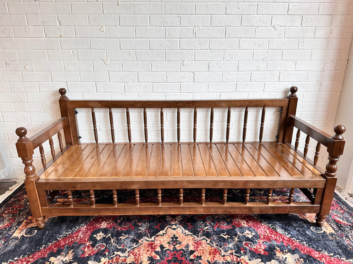 3-Seater Dark Colour Wood Sedir