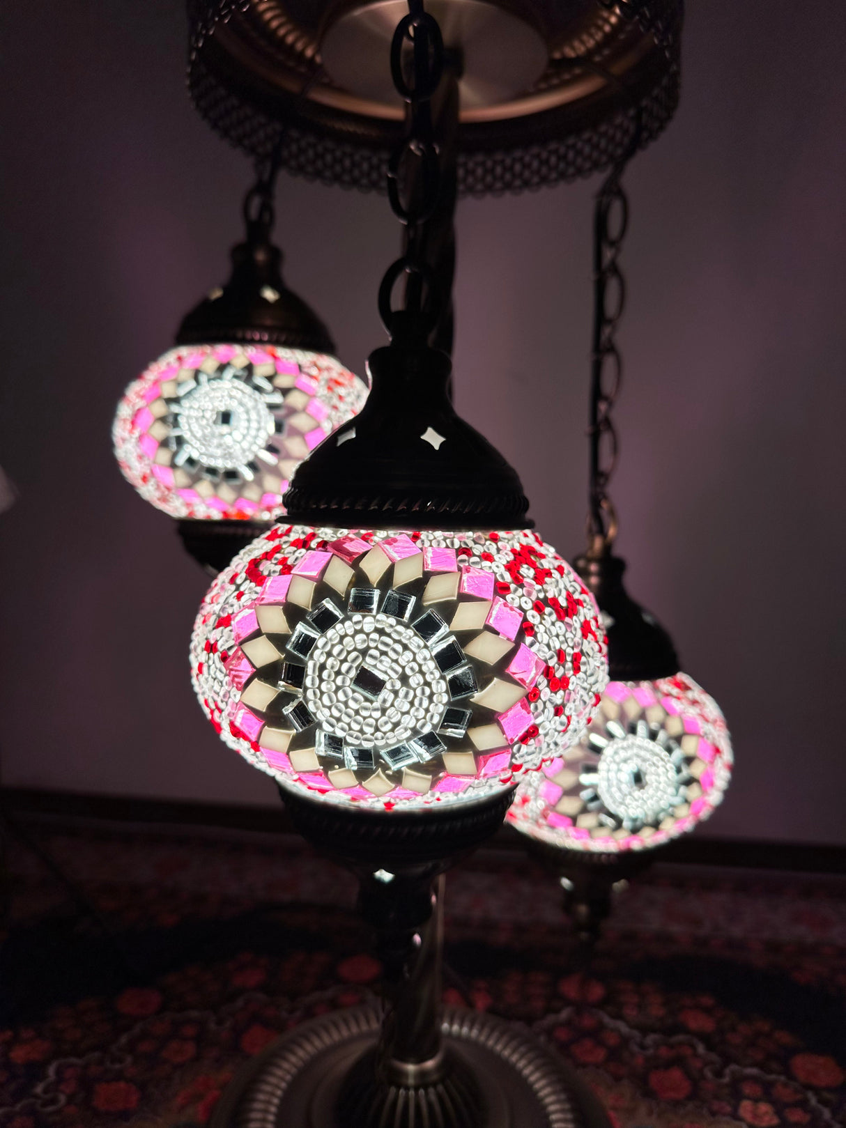 Turkish Floor Lamp with 3 Globes - VPX