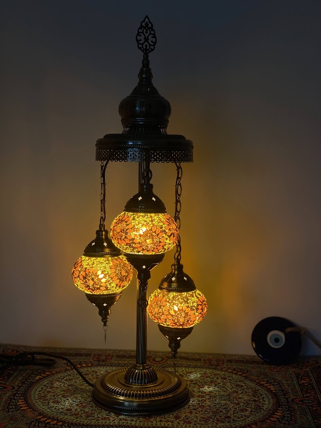 Turkish Floor Lamps 3 Pieces - Sunflower