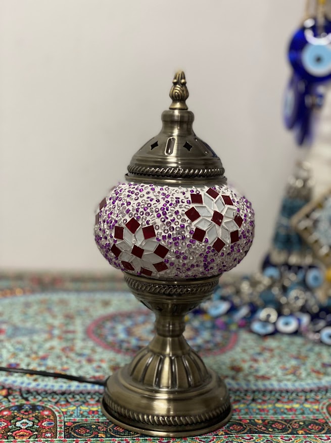Table Lamps - Pink Red Flower
