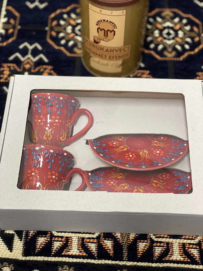 Turkish Coffee Cups - Red