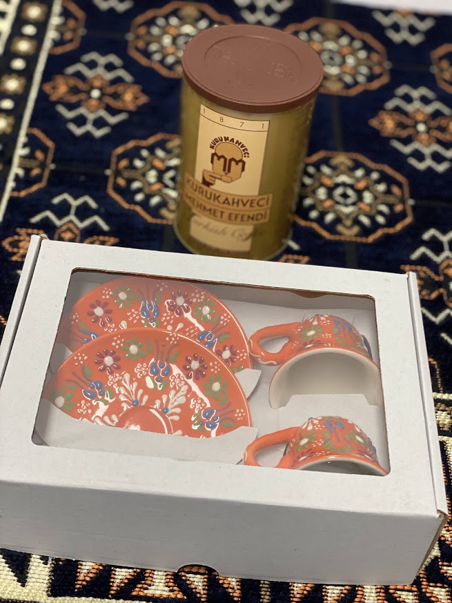 Turkish Coffee Cups - Burnt Orange