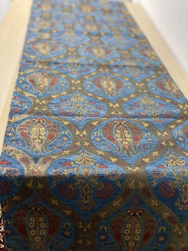 Table Runner - Blue & Tulip