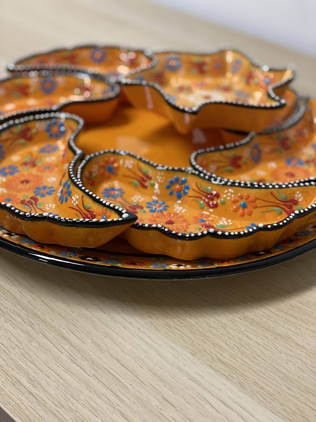 Ceramic Dip Set - Orange