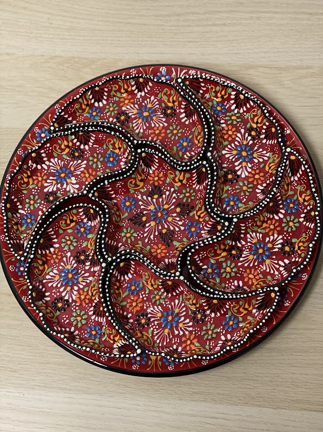 Ceramic Dip Set - Red