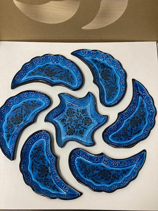 Ceramic Dip Set - Blue