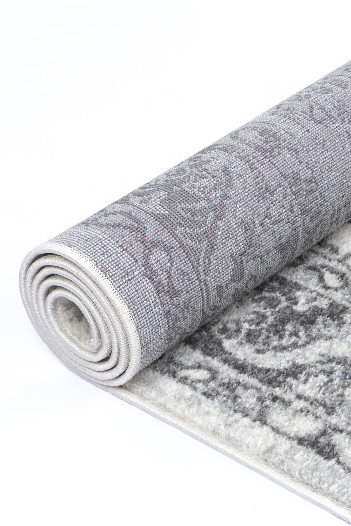 Provence Cosquer Cream Grey Traditional Rug - PROV03