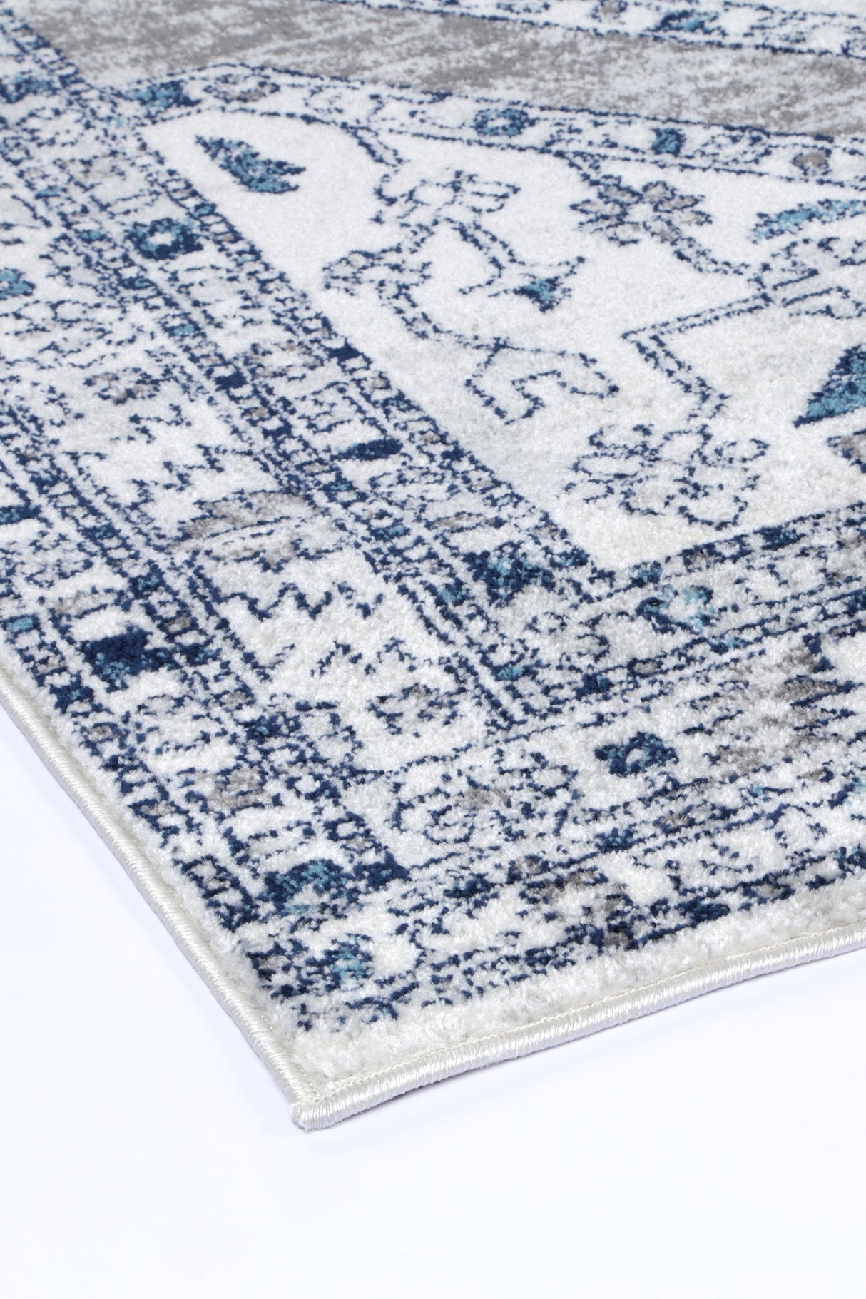 Provence Estve Navy Cream Ancient Rug - PROV24