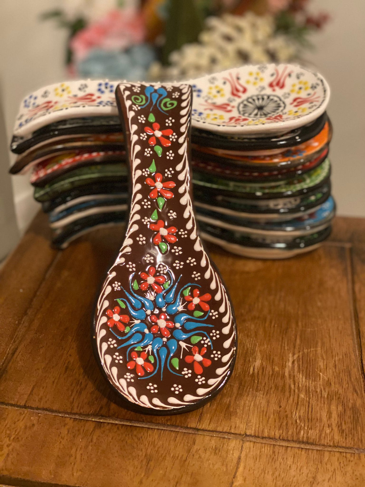 Spoon Holder - Brown