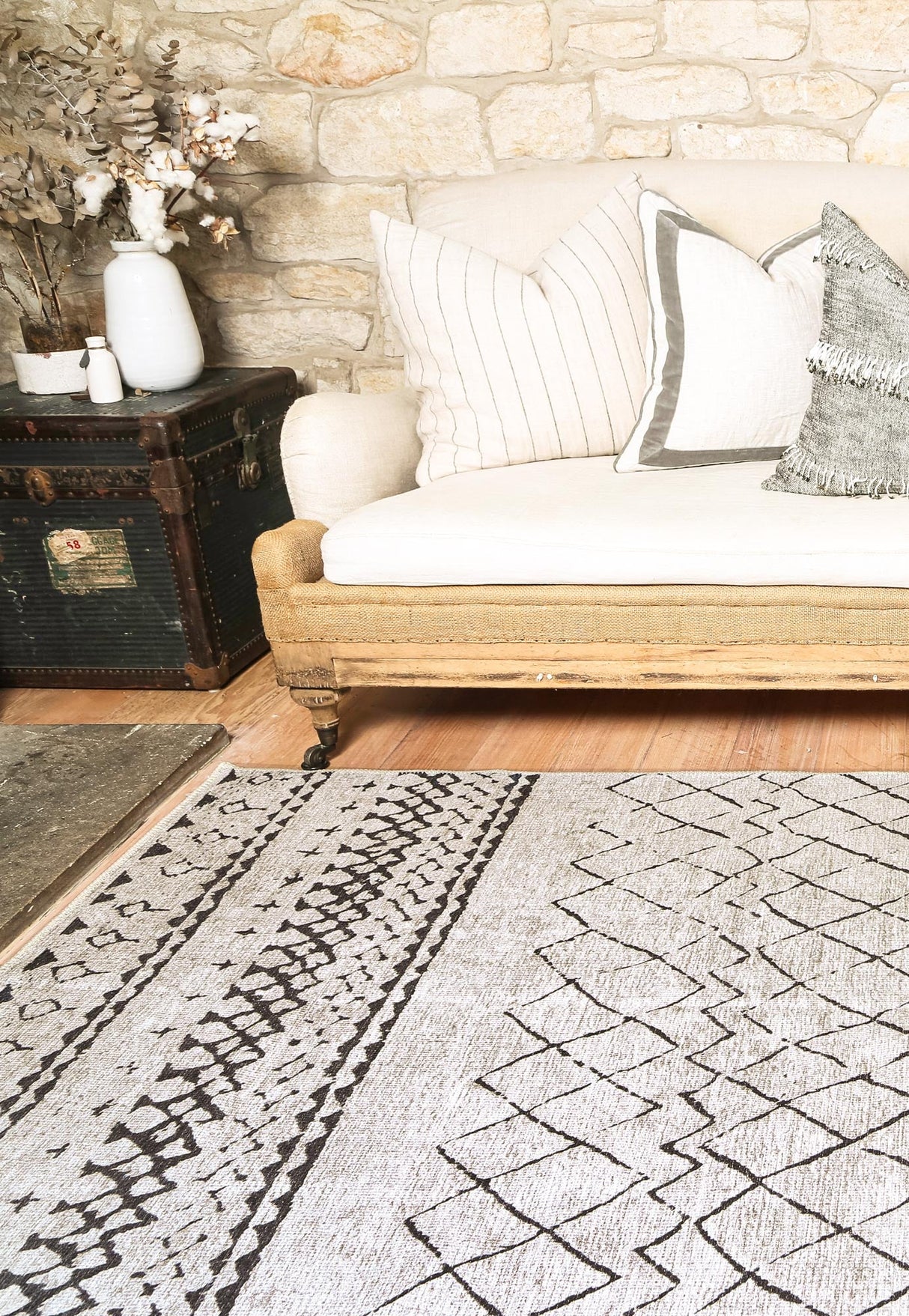 Alma Scandi Silver Rug - VITAL 2859-00
