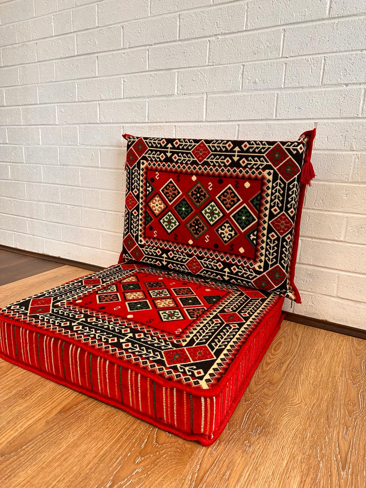 Single Cushion Set - Red