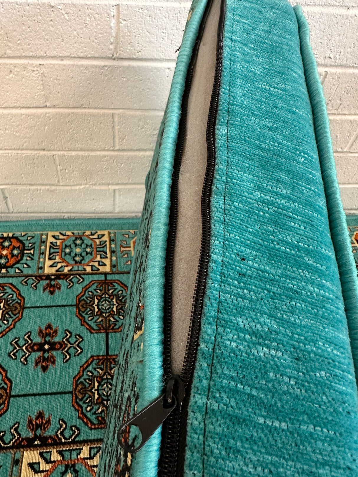 Double Cushion Set - Aqua