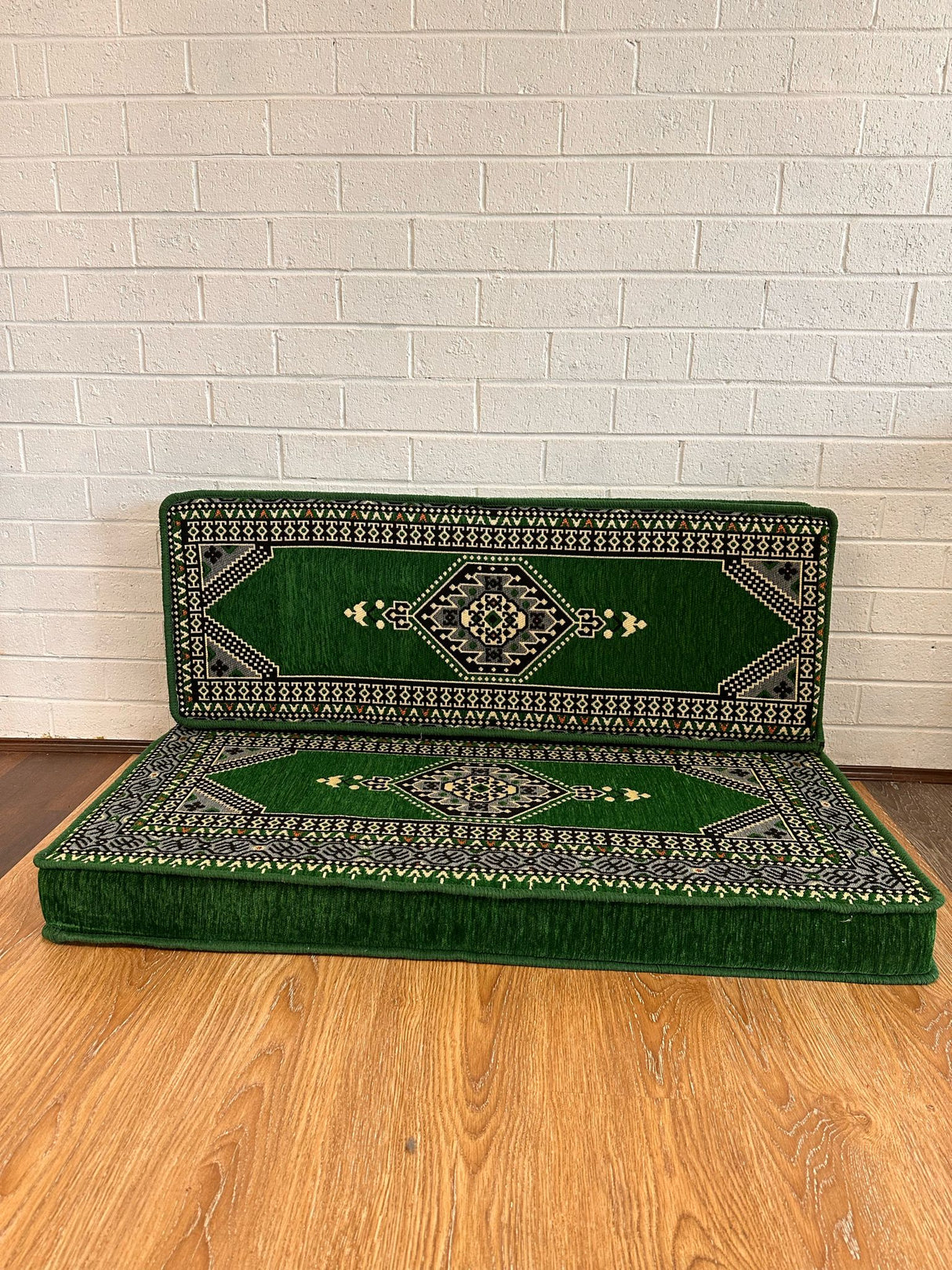 Double Cushion Set - Green