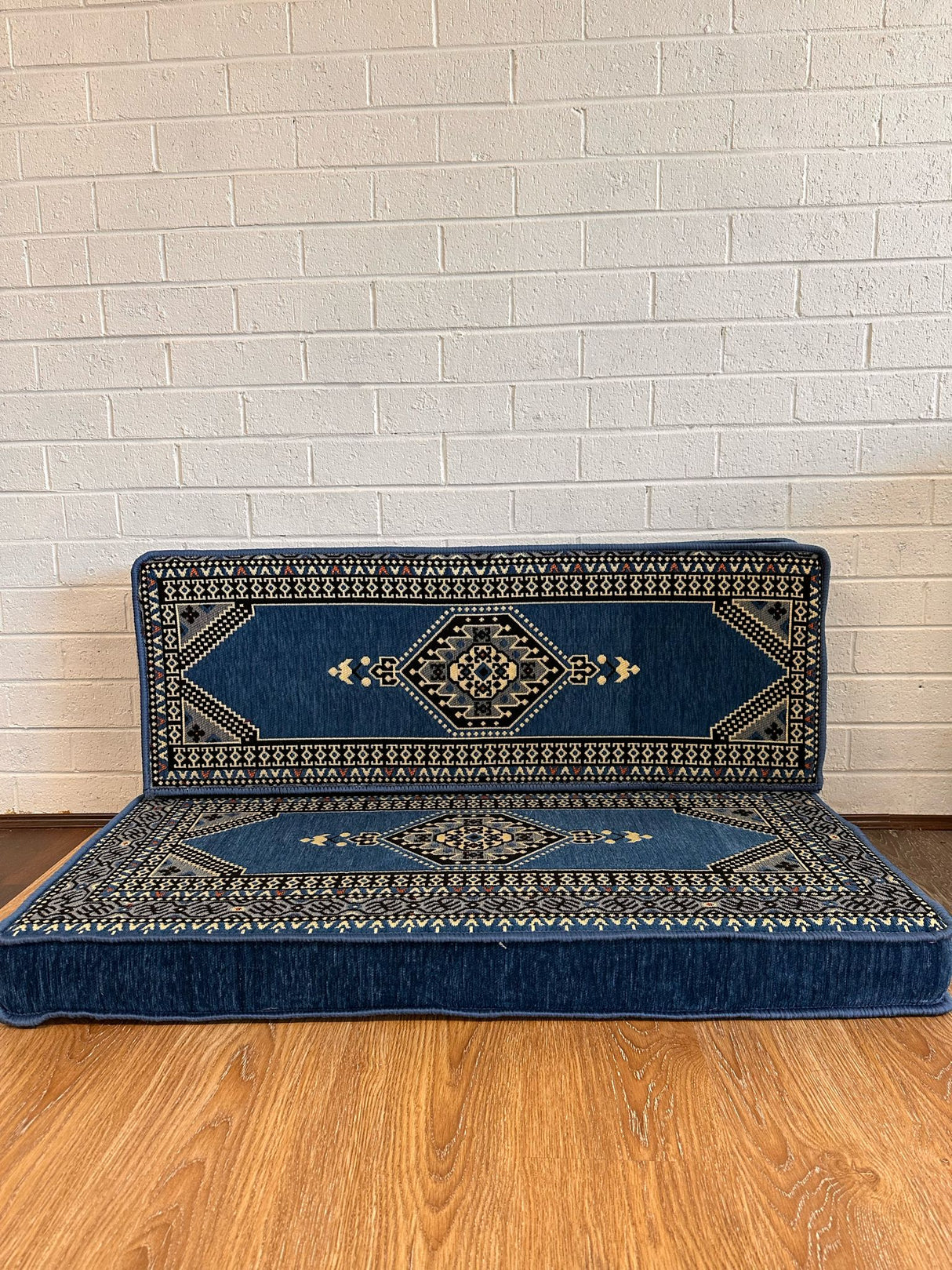 Double Cushion Set - Blue