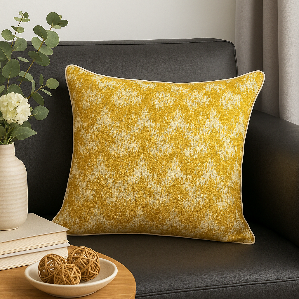 Melody Cushion Yellow 55X55Cm (Cover Only)