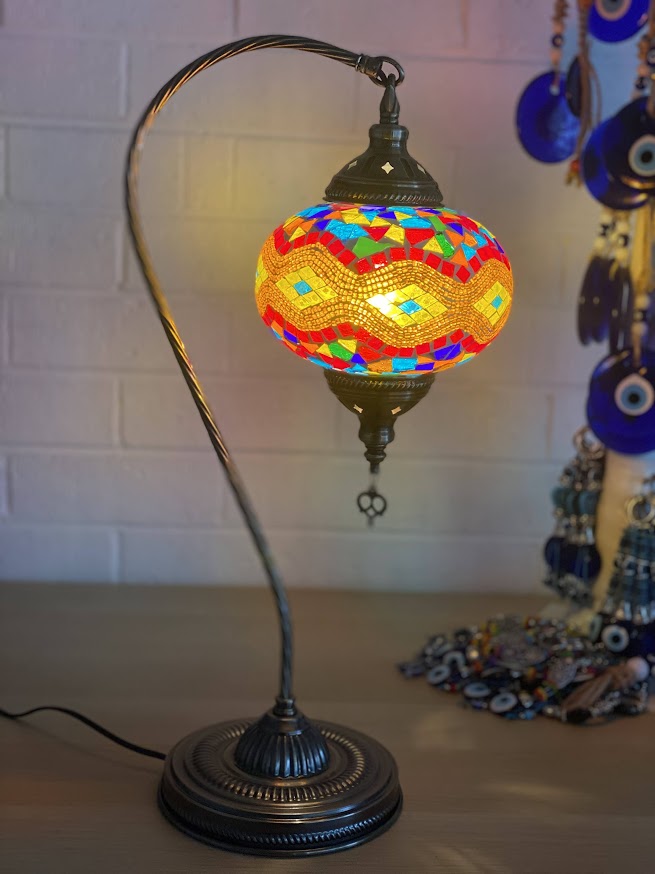 Large Swan Lamp - Multi Traditional