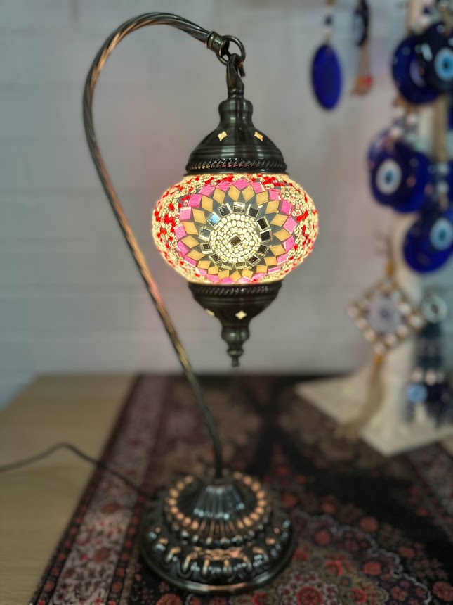 Swan Lamps Mosaics - Pink Dream