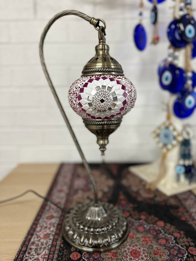 Swan Lamps Mosaics - Pink Dream