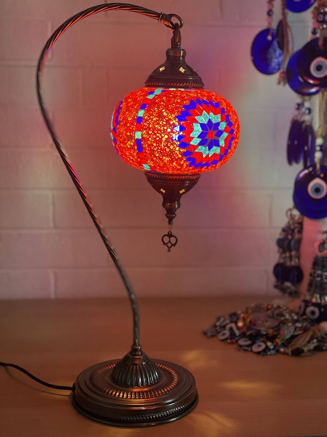 Large Swan Lamp - Red