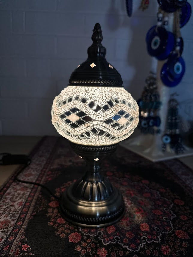 Table Lamps - White Diamond