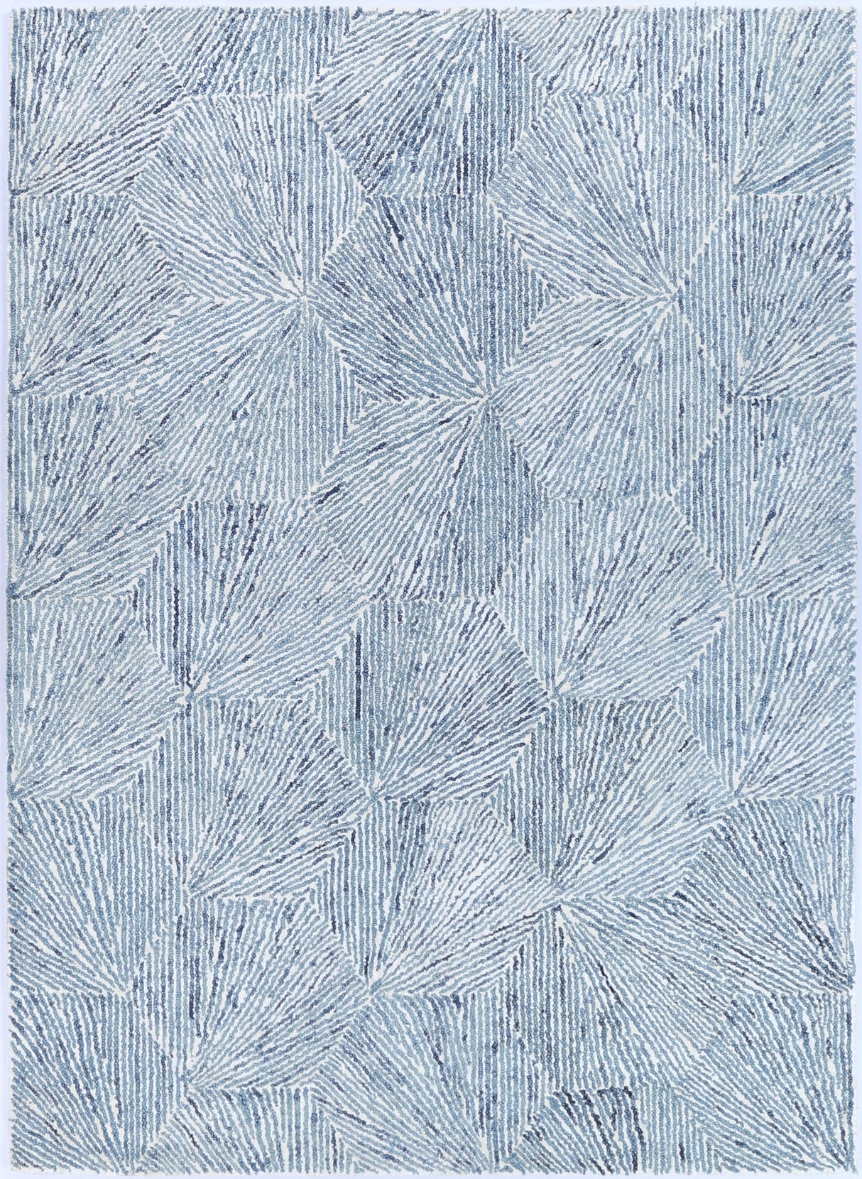 Astrid Hexagon Blue Rug Astrid-ASTRID01