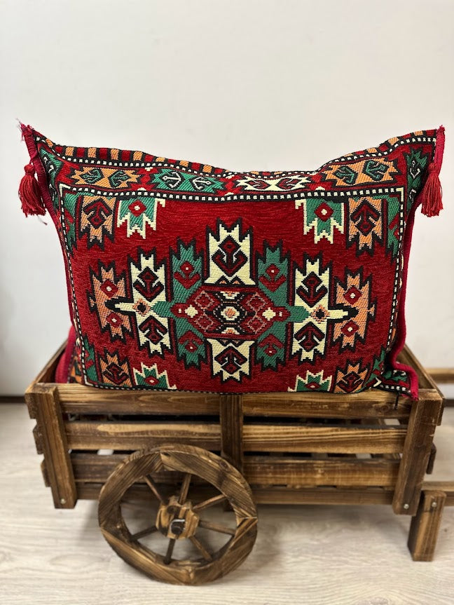 Pillow Cushion 50x60 - Red Oriental
