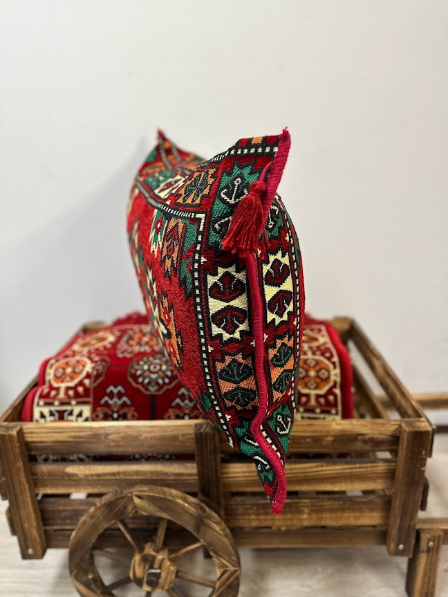 Pillow Cushion 50x60 - Red Oriental
