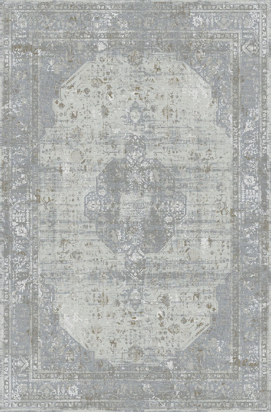 Charm Faded Grey Beige Rug