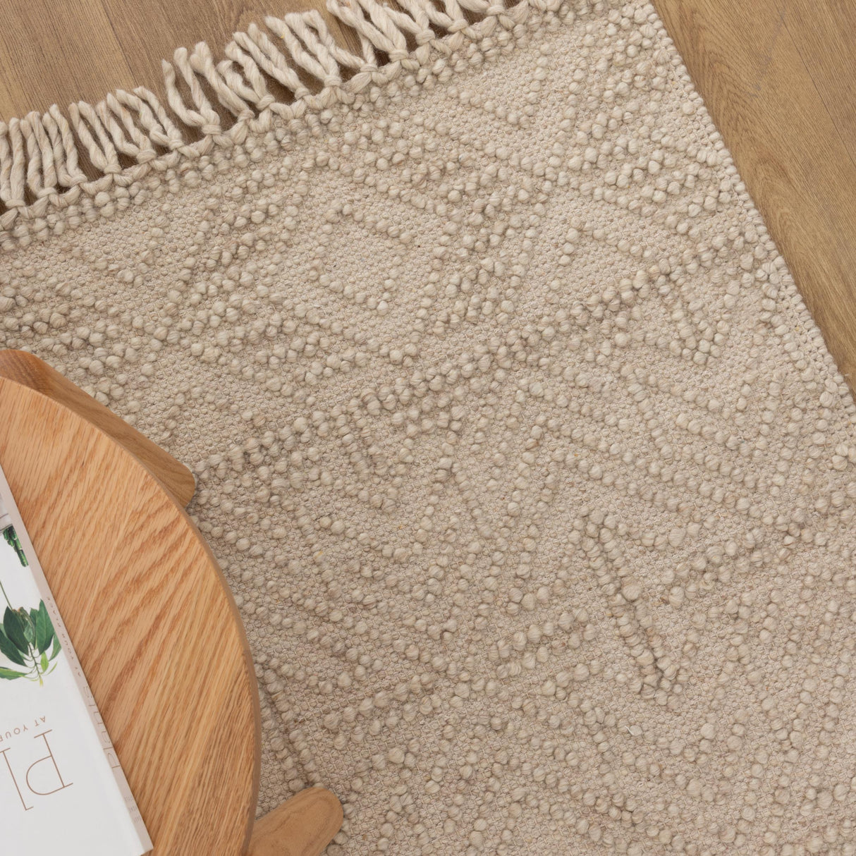 Diego Tribal Brown Wool Rug - DIEG02