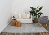 Diego Tribal Grey Wool Rug - DIEG02