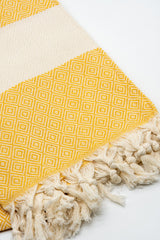 Turkish Cotton Towel - Yellow