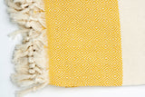 Turkish Cotton Towel - Yellow