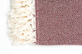 Turkish Cotton Towel - Maroon