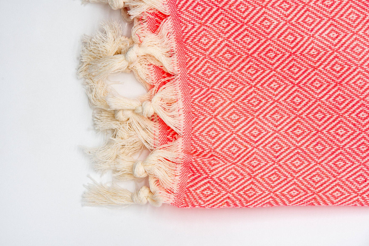 Turkish Cotton Towel - Neon Pink