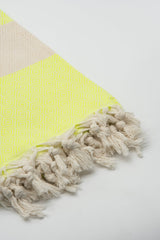Turkish Cotton Towel - Neon Green