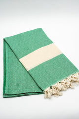 Turkish Cotton Towel - Green