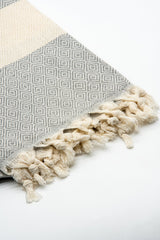 Turkish Cotton Towel - Grey