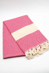 Turkish Cotton Towel - Pink
