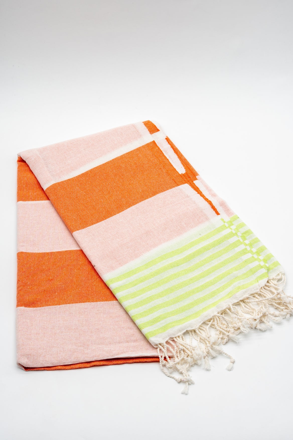 Turkish Cotton Towel - Marine Orange