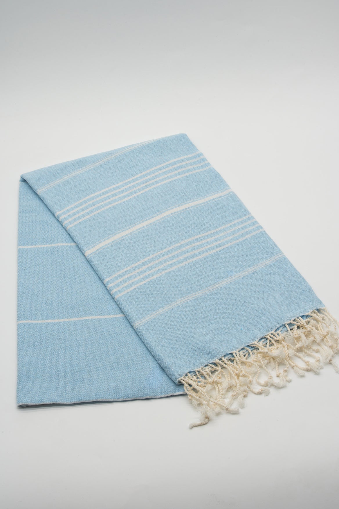 Turkish Cotton Towel - Baby Blue Sultan Series
