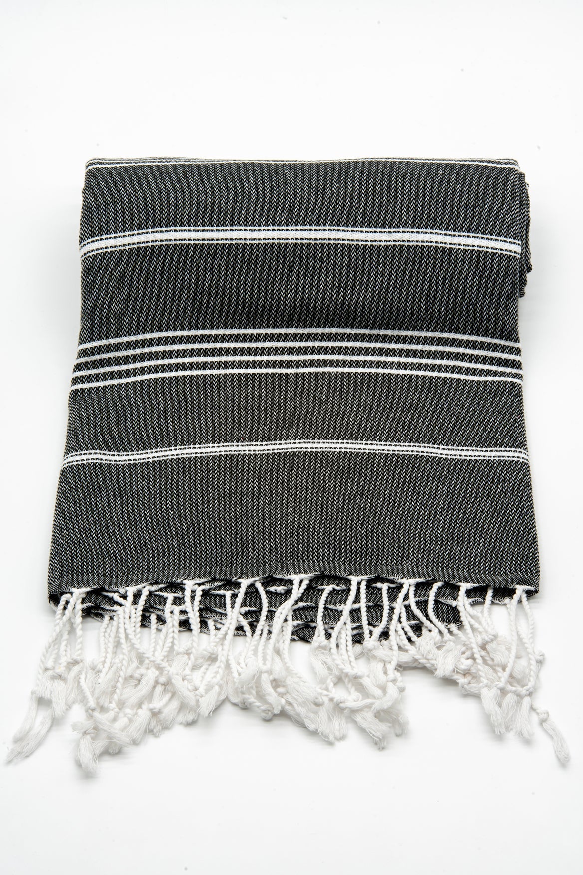 Turkish Cotton Towel - Black Sultan Series