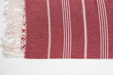 Turkish Cotton Towel - Maroon Sultan Series